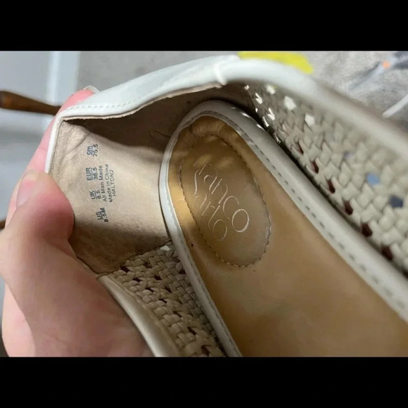 Franco Sarto Halton2 Cream Woven Flats W8.5 - Picture 5 of 5